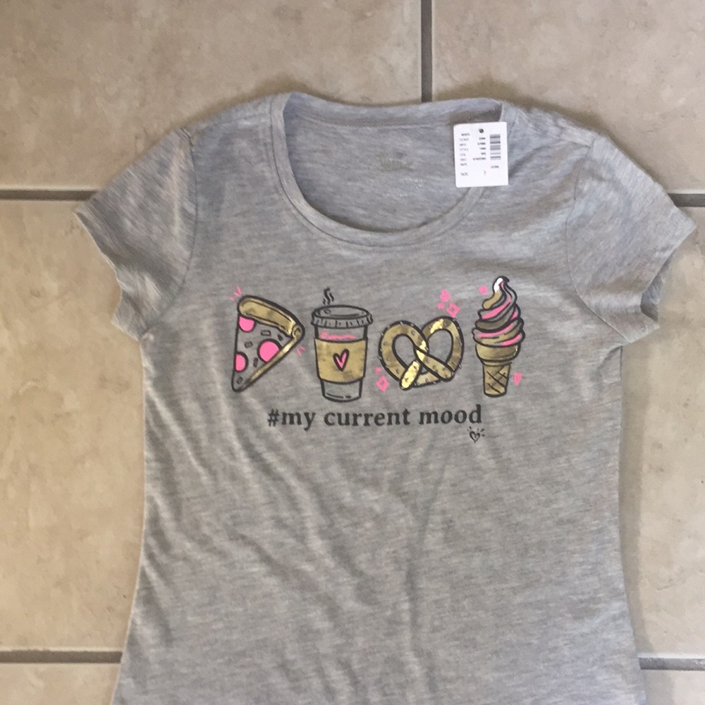 Girls Cotton T-shirt Sz 7